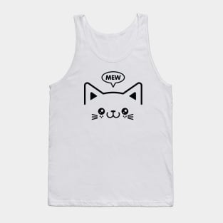 Mew Cat Tank Top